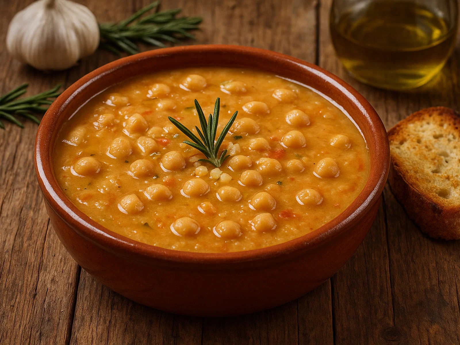 Minestra di ceci toscana – toskanische Kichererbsensuppe