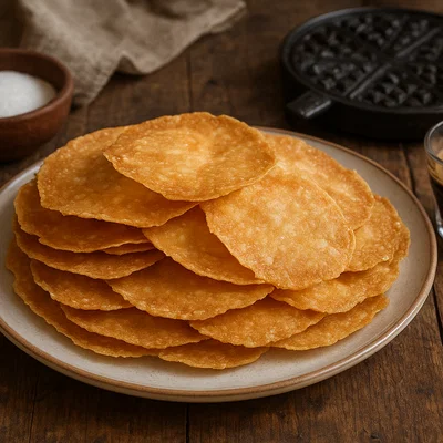 Brigidini di Lamporecchio – dünne Anis-Waffelkekse