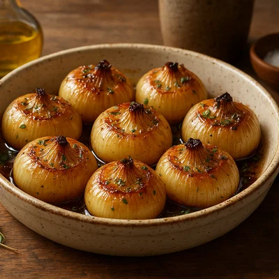 Cipolle di Cannara al forno – gebackene süße Zwiebeln