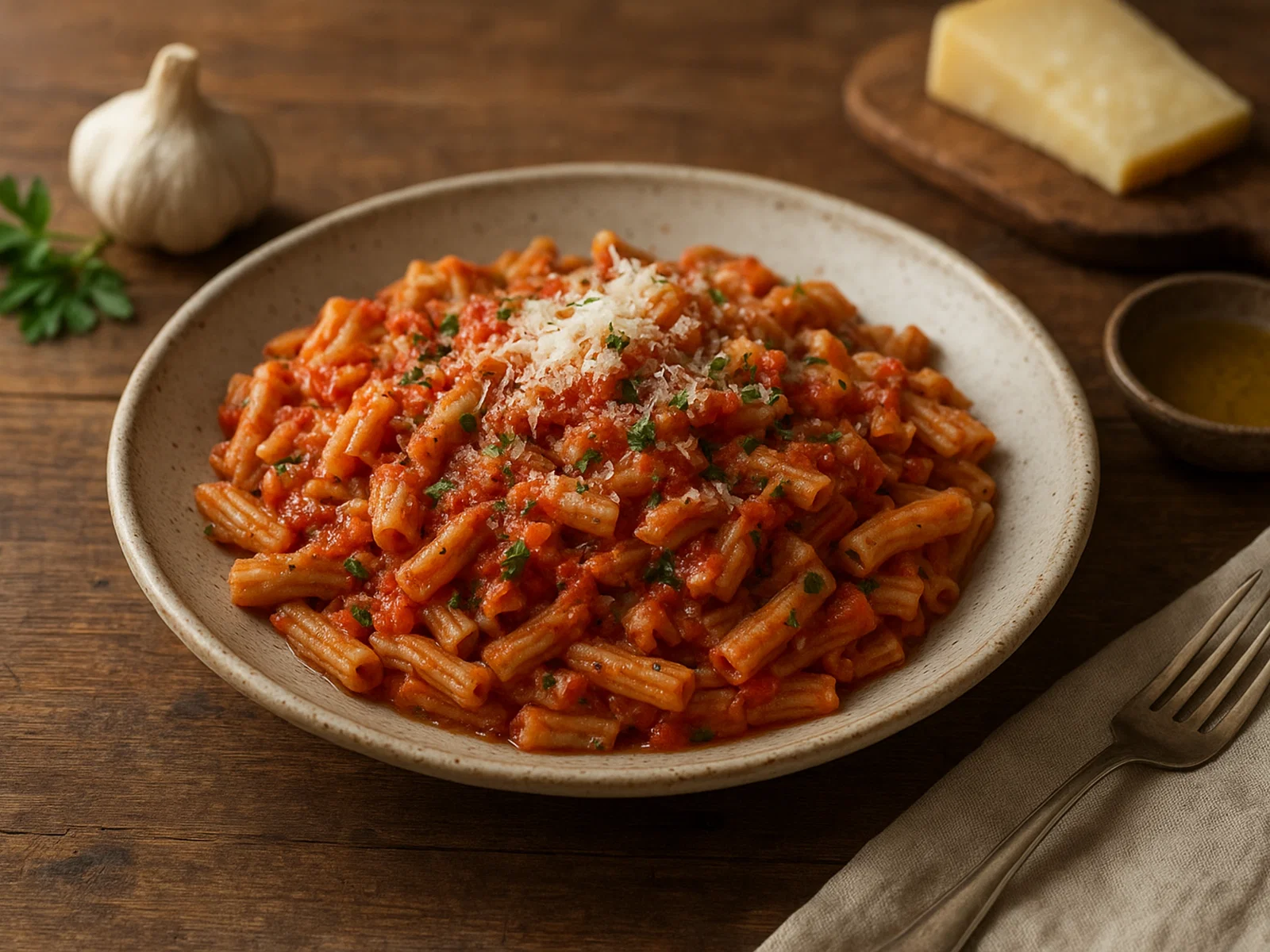 Pasta al farro umbro – Dinkelpasta auf umbrische Art