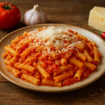Maccheroni allo Scarparo – Pasta nach Schusterart mit Tomate und Käse