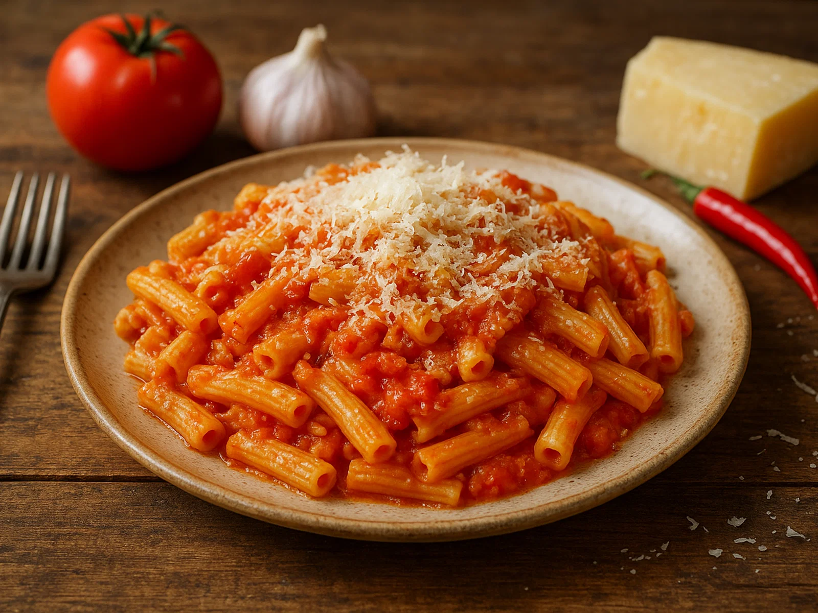 Maccheroni allo Scarparo – Pasta nach Schusterart mit Tomate und Käse