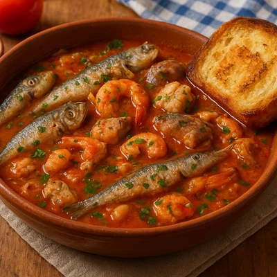 Brodetto di Porto San Giorgio – Adriatischer Fischeintopf