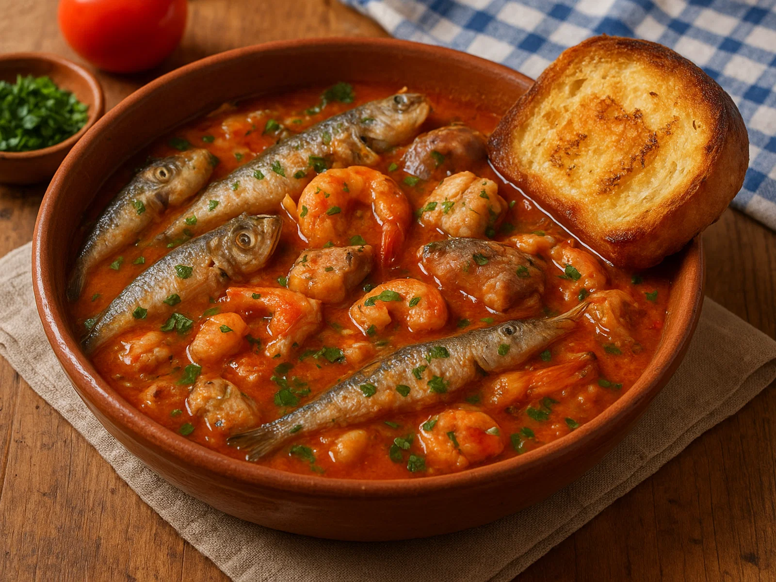 Brodetto di Porto San Giorgio – Adriatischer Fischeintopf