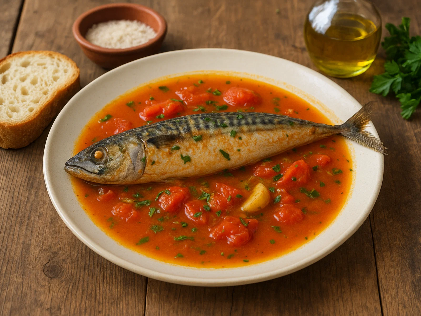 Sgombro in brodetto – Makrele im aromatischen Fischsud