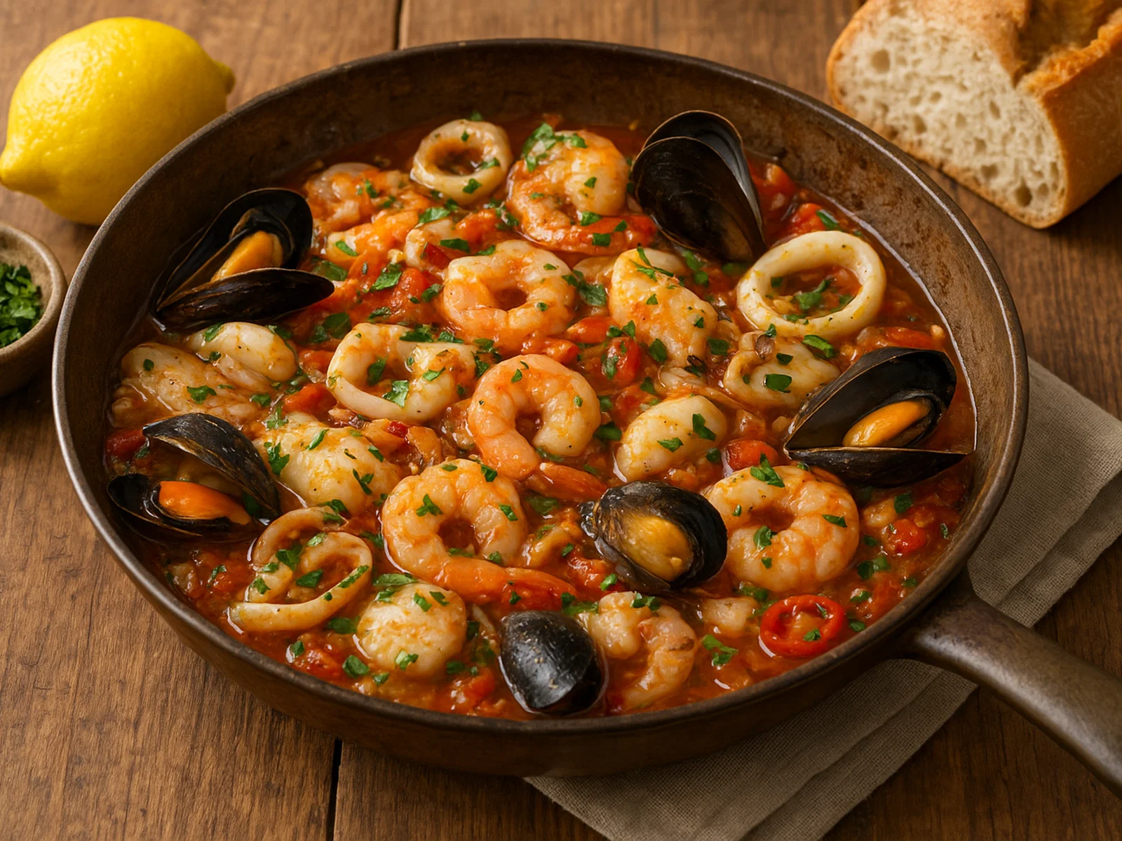 Misto di mare adriatico – gemischte adriatische Meeresfrüchte
