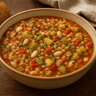 Minestra di farro abruzzese – Dinkelsuppe aus den Abruzzen