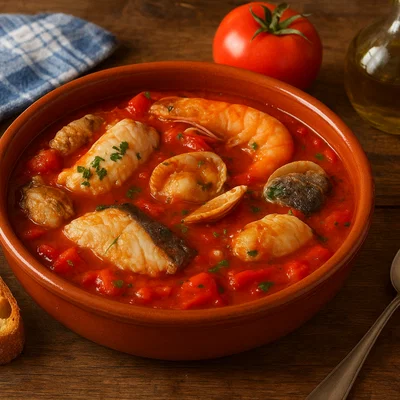 Brodetto alla teramana – Fischeintopf aus Teramo mit Paprika