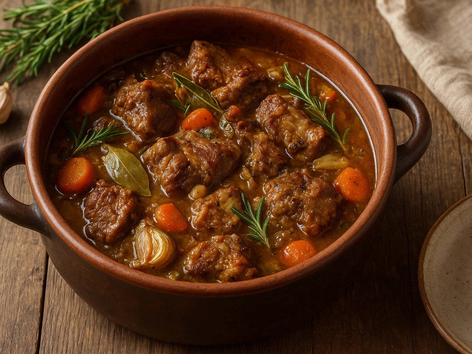 Agnello a cutturiédde – geschmortes Lamm im Topf mit Kräutern