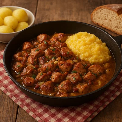 Cif e ciaf – Südtiroler Schweinepfanne