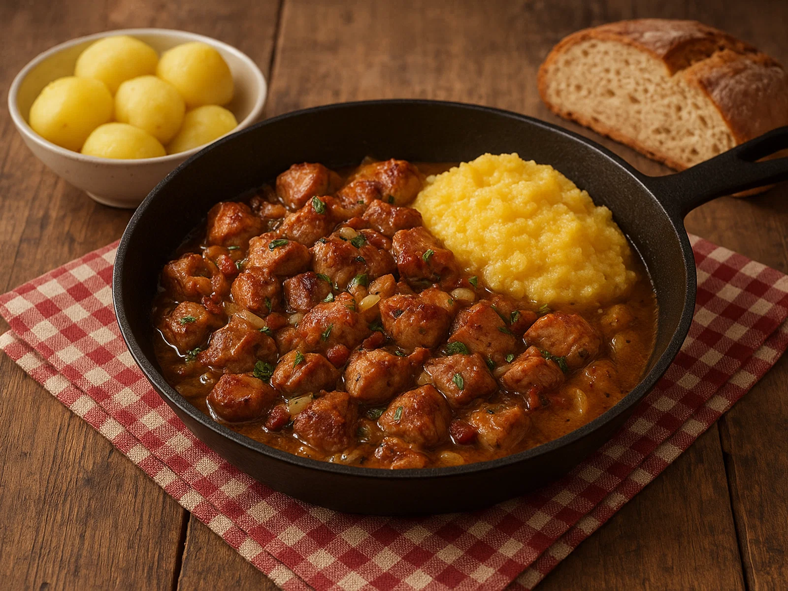 Cif e ciaf – Südtiroler Schweinepfanne
