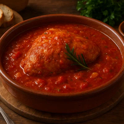 Tacchino al sugo molisano – Pute in aromatischer Tomatensauce