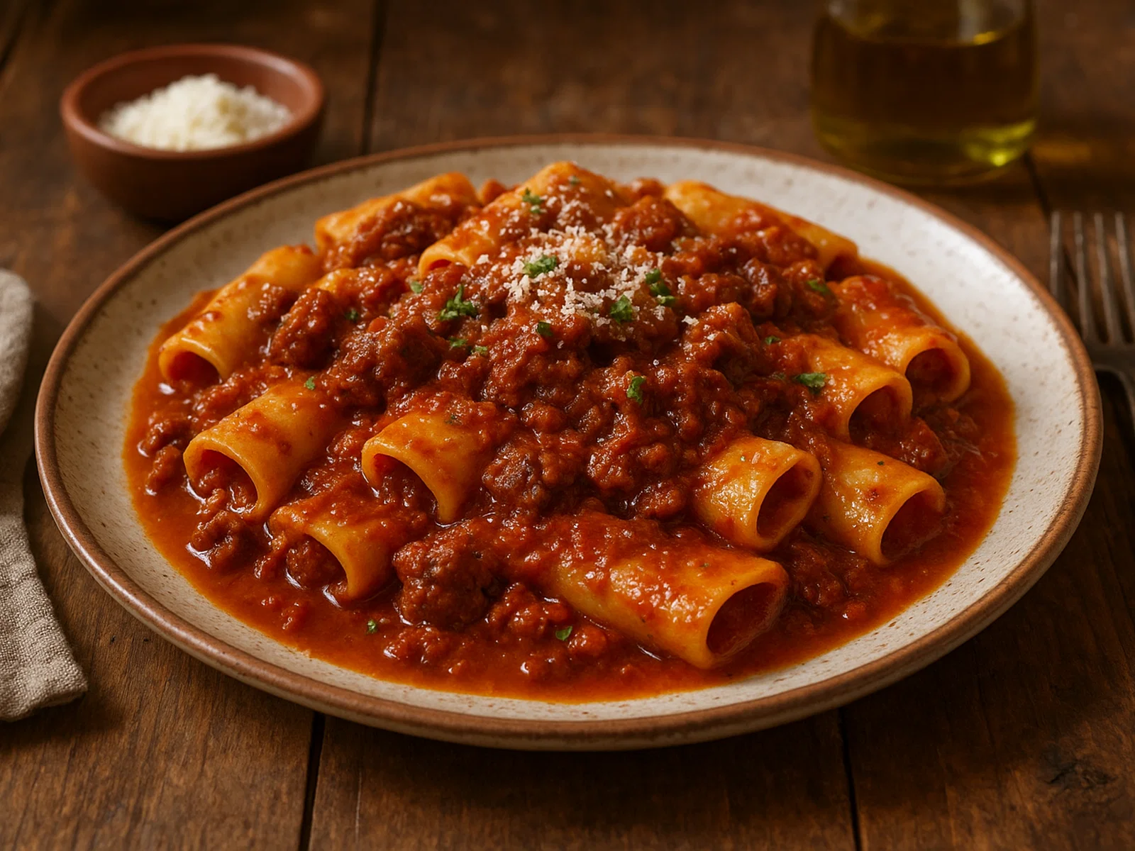 Paccheri al ragù napoletano