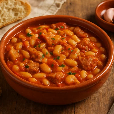 Fagioli e Cotiche Napoletane – Bohnen mit Schweineschwarte