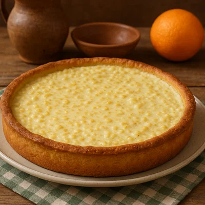 Torta di grano napoletana (Weizen-Ricotta-Kuchen)