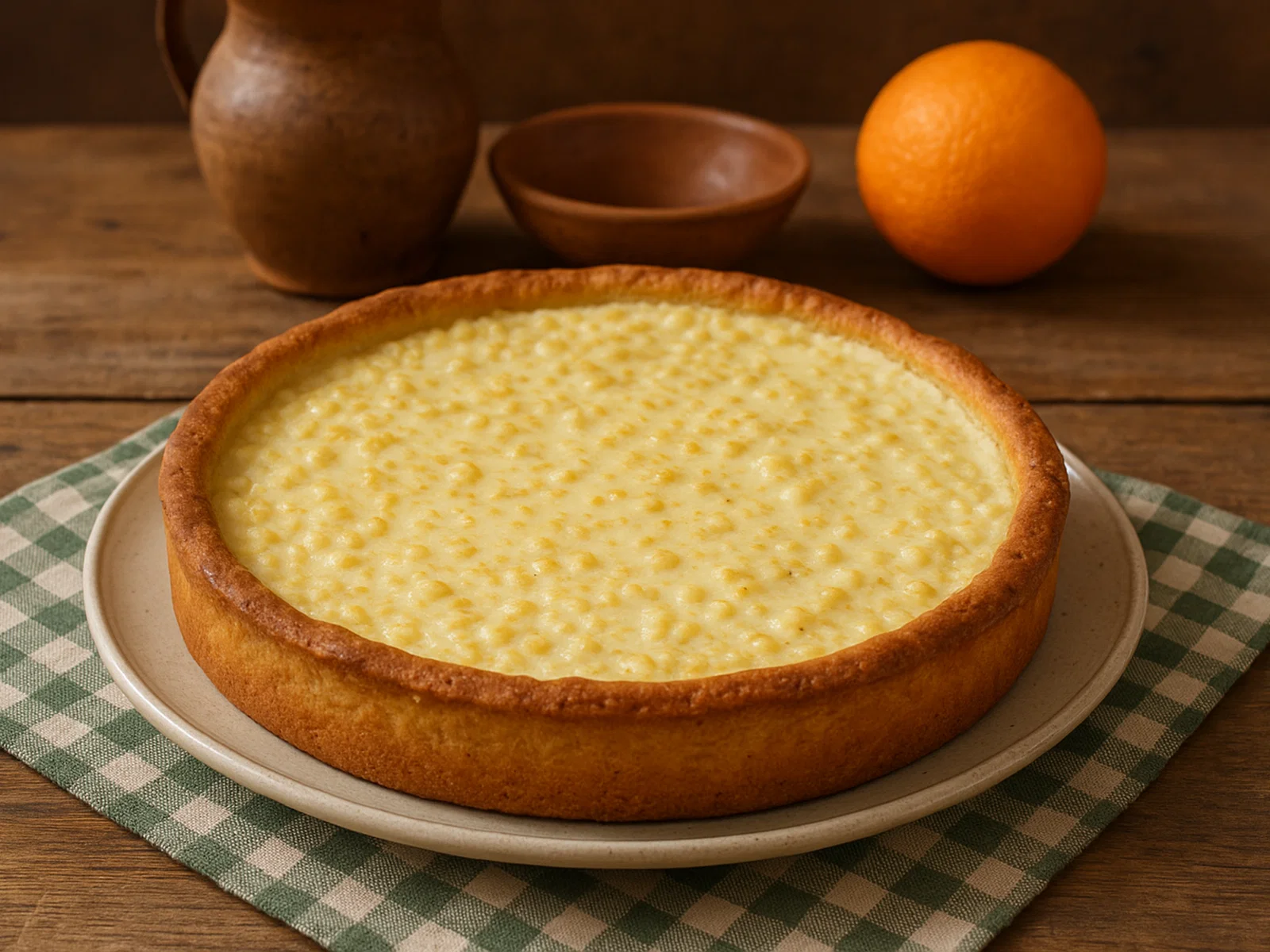 Torta di grano napoletana (Weizen-Ricotta-Kuchen)