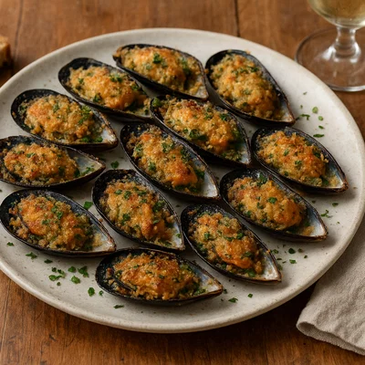 Cozze gratinate alla barese – Überbackene Miesmuscheln