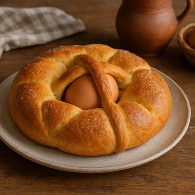 Scarcella pasquale – apulisches Ostergebäck mit Ei