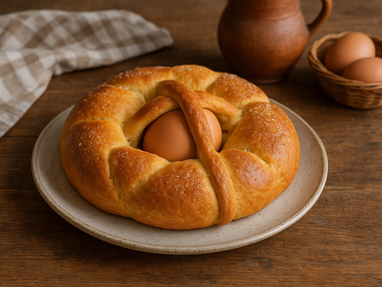 Scarcella pasquale – apulisches Ostergebäck mit Ei