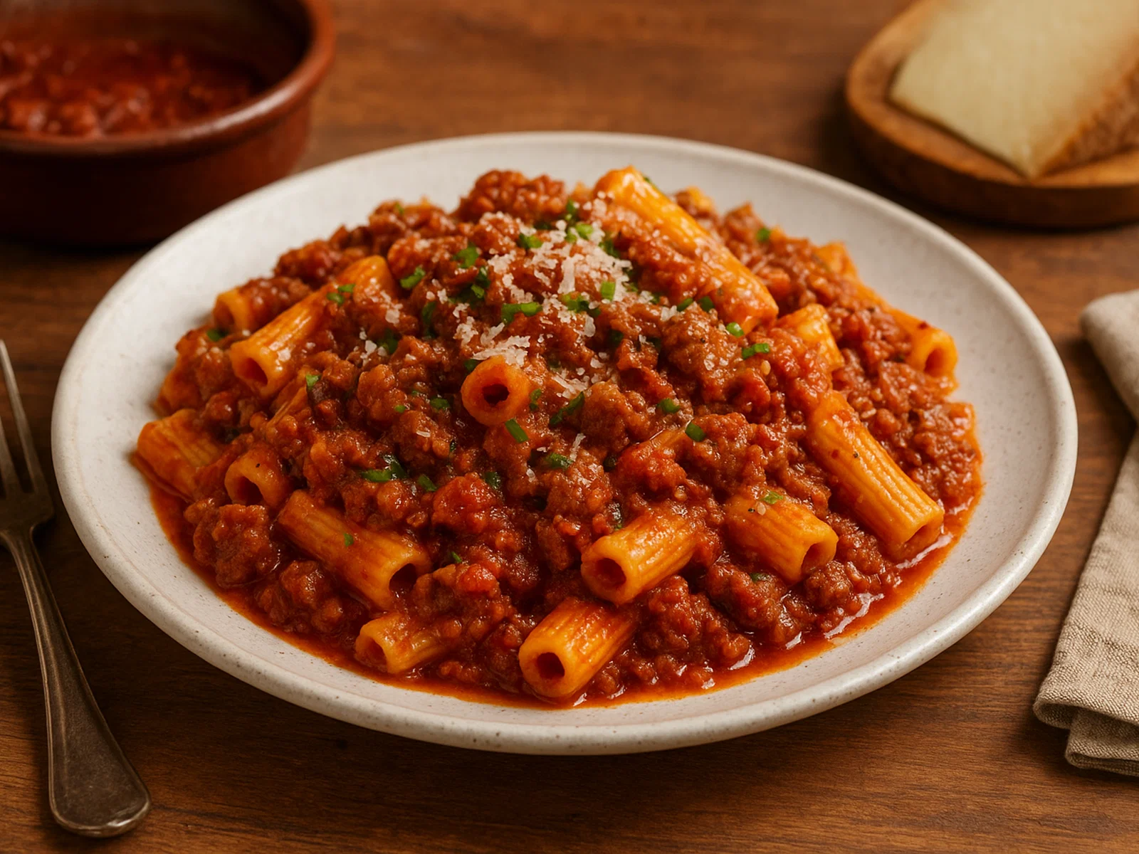 Pasta alla potentina – Pasta nach Potenza-Art mit würziger Fleischsauce