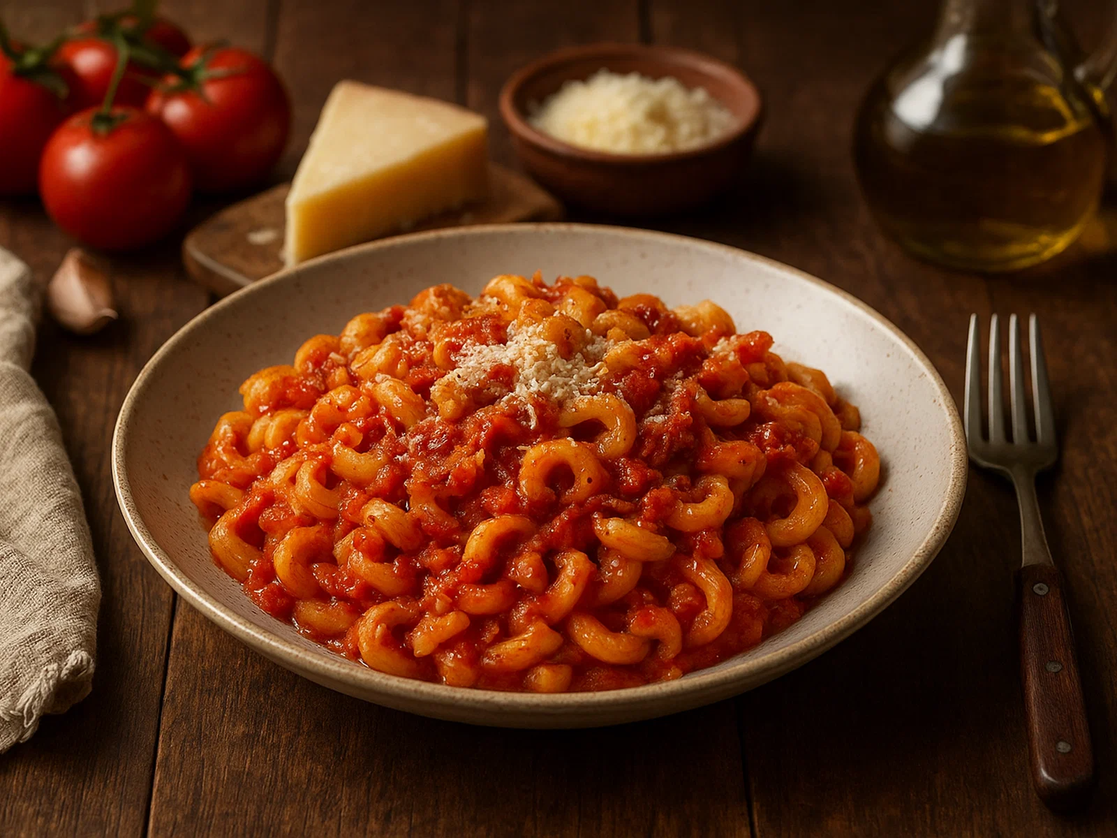 Pasta con ’Nduja e Pomodoro