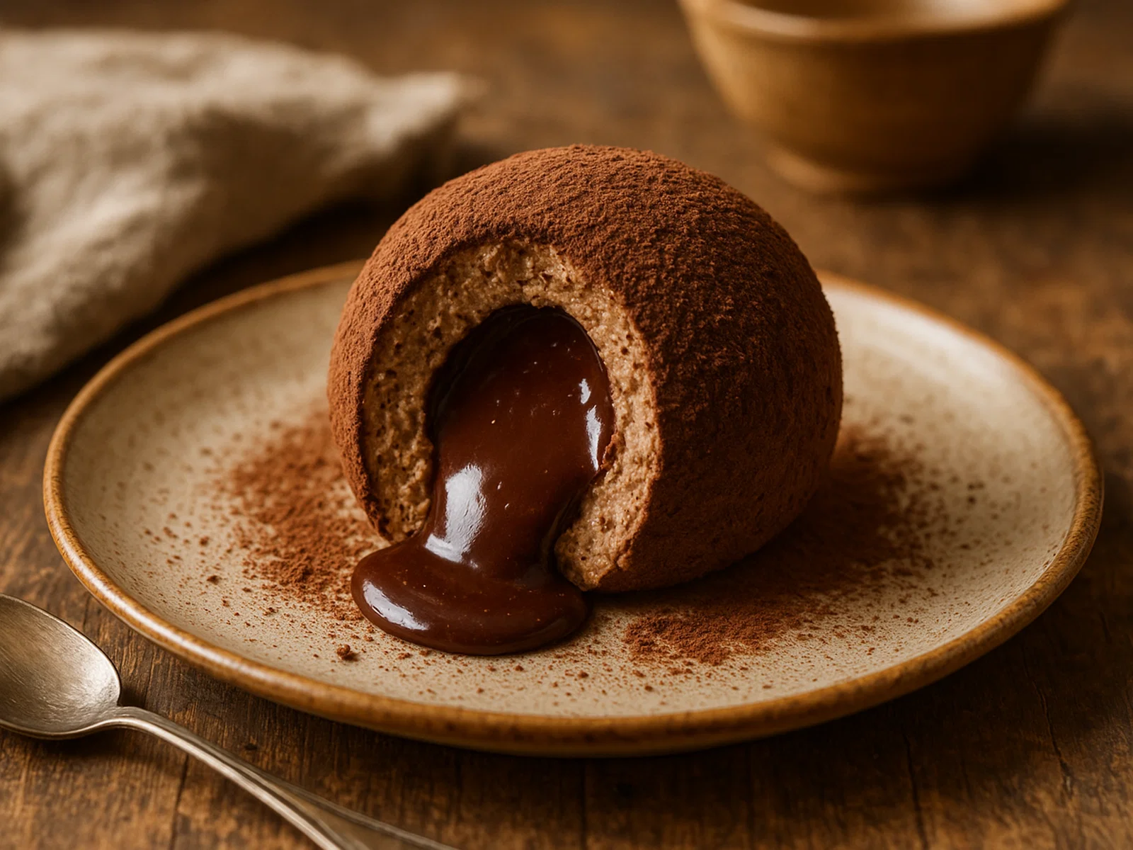 Tartufo di Pizzo – gefüllte Eiskugel mit flüssigem Schokoladenkern