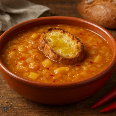 Licurdia – Kalabrische Zwiebelsuppe mit Chili