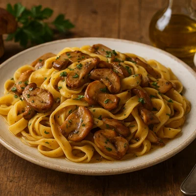 Tagliatelle ai funghi porcini siciliani