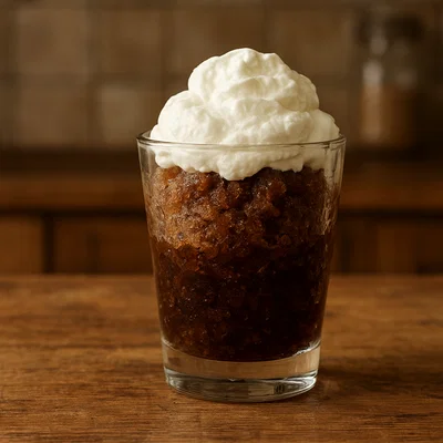 Granita di caffè mit geschlagener Sahne