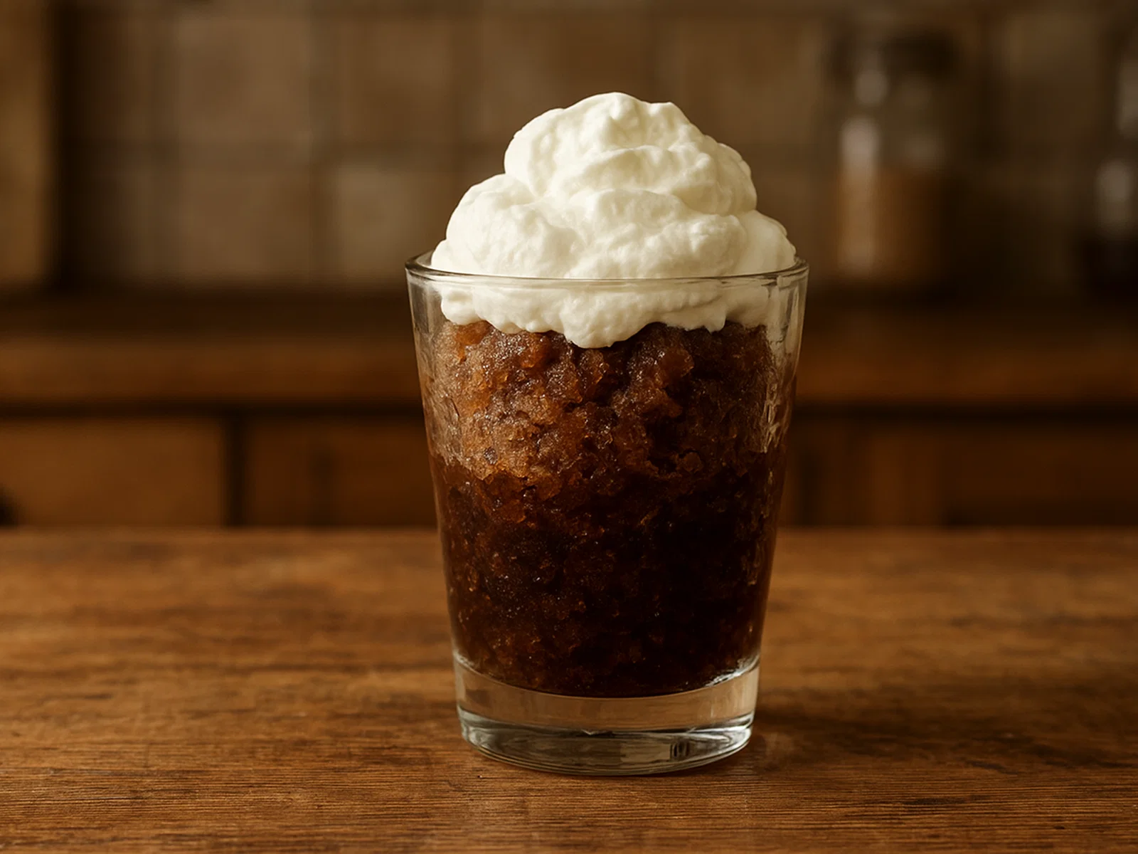 Granita di caffè mit geschlagener Sahne