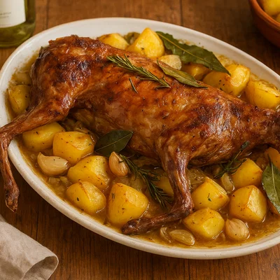 Capretto alla sarda – Sardisches Zicklein aus dem Ofen