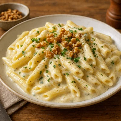 Pasta al Gorgonzola in cremiger Sahnesauce