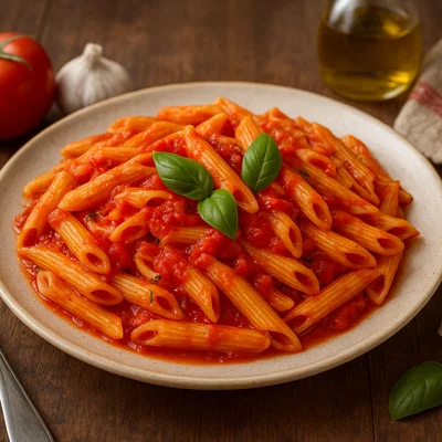 Penne al Pomodoro – klassische Pasta in Tomatensauce