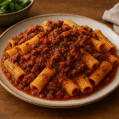 Rigatoni al ragù