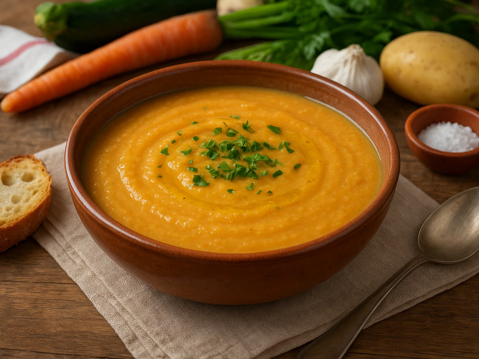 Passato di Verdure – Italienische pürierte Gemüsesuppe