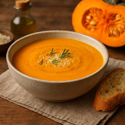 Vellutata di zucca – Cremige italienische Kürbissuppe