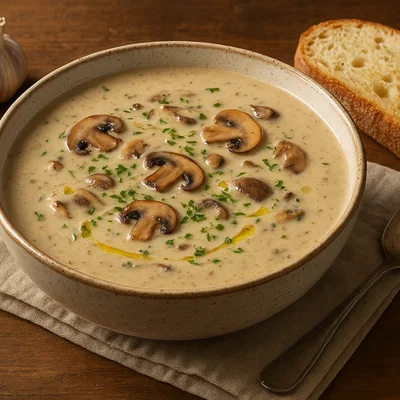 Vellutata di Funghi – Cremige italienische Pilzsuppe