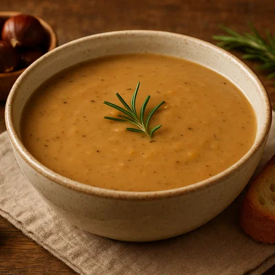 Zuppa di castagne – Italienische Kastaniensuppe