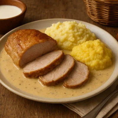 Maiale al latte – in Milch geschmorter Schweinebraten