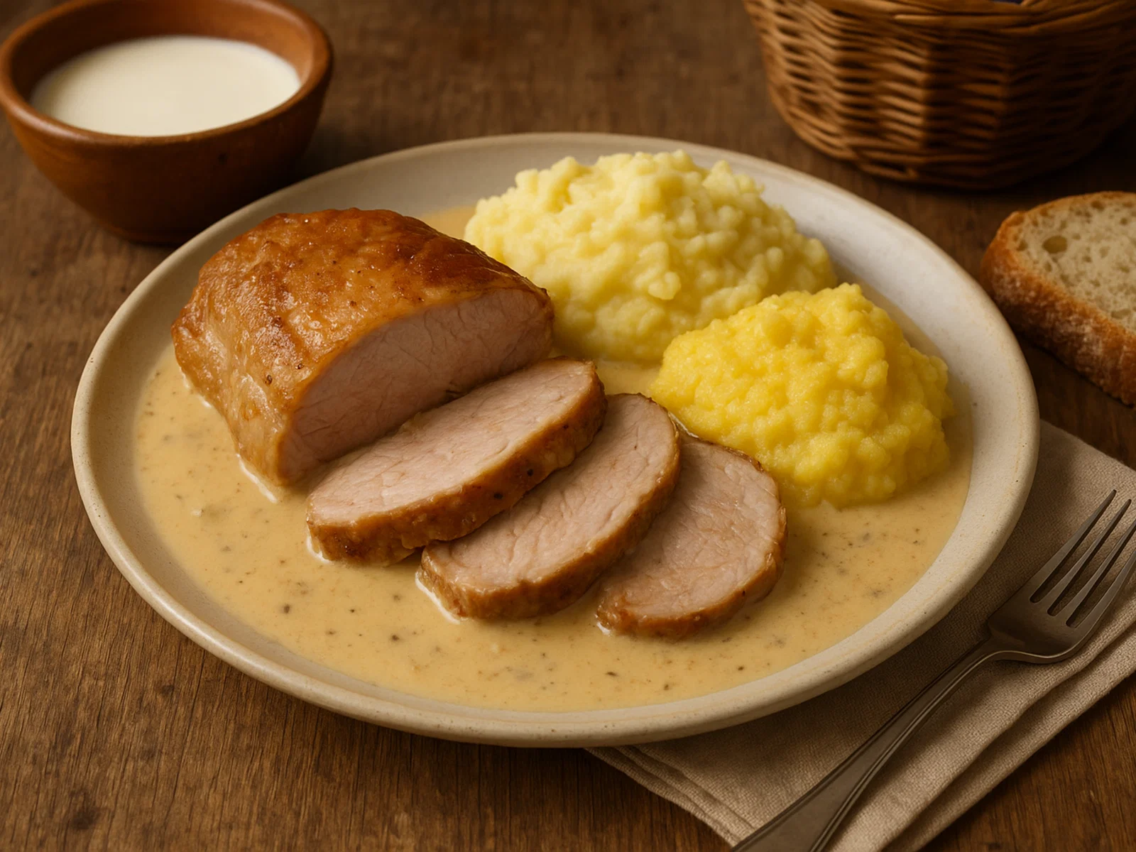 Maiale al latte – in Milch geschmorter Schweinebraten