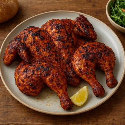 Pollo alla diavola – scharfes, flach gedrücktes Grillhähnchen
