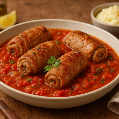 Involtini di Vitello (gefüllte Kalbsröllchen)