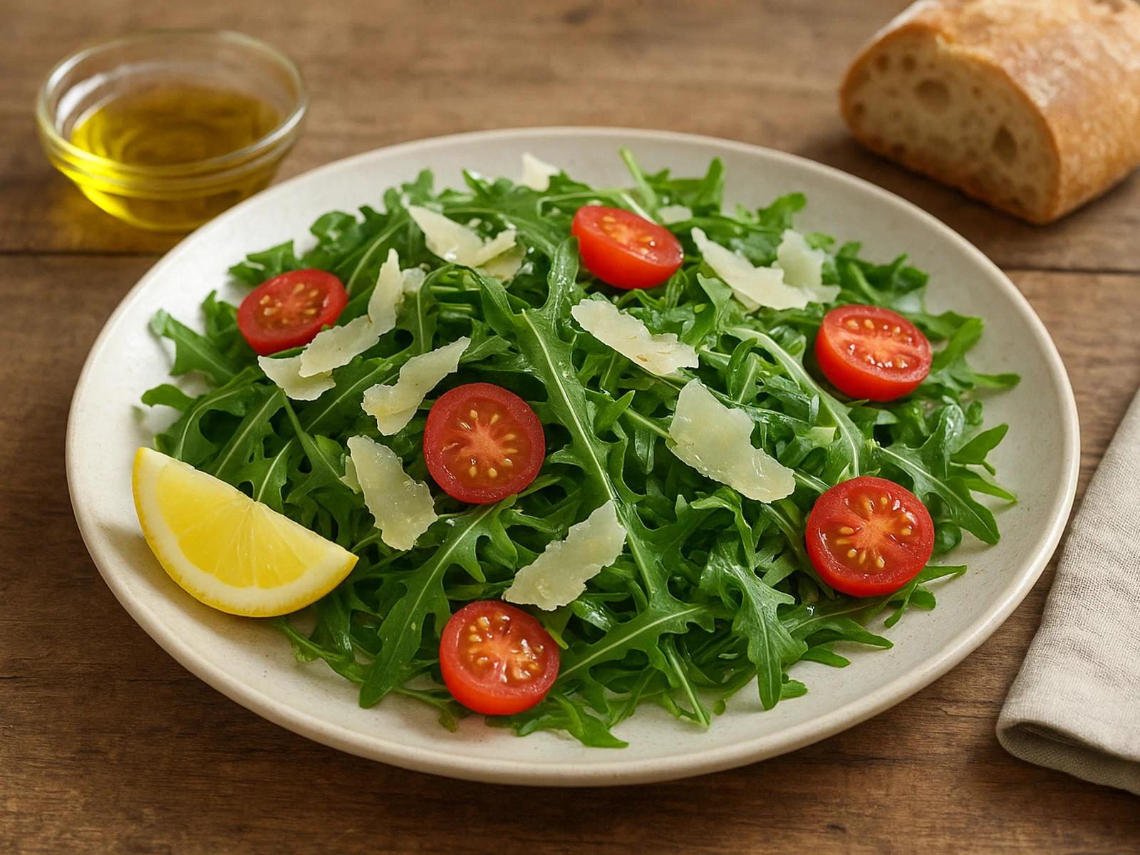 Insalata di rucola e parmigiano – Rucolasalat mit Parmesan