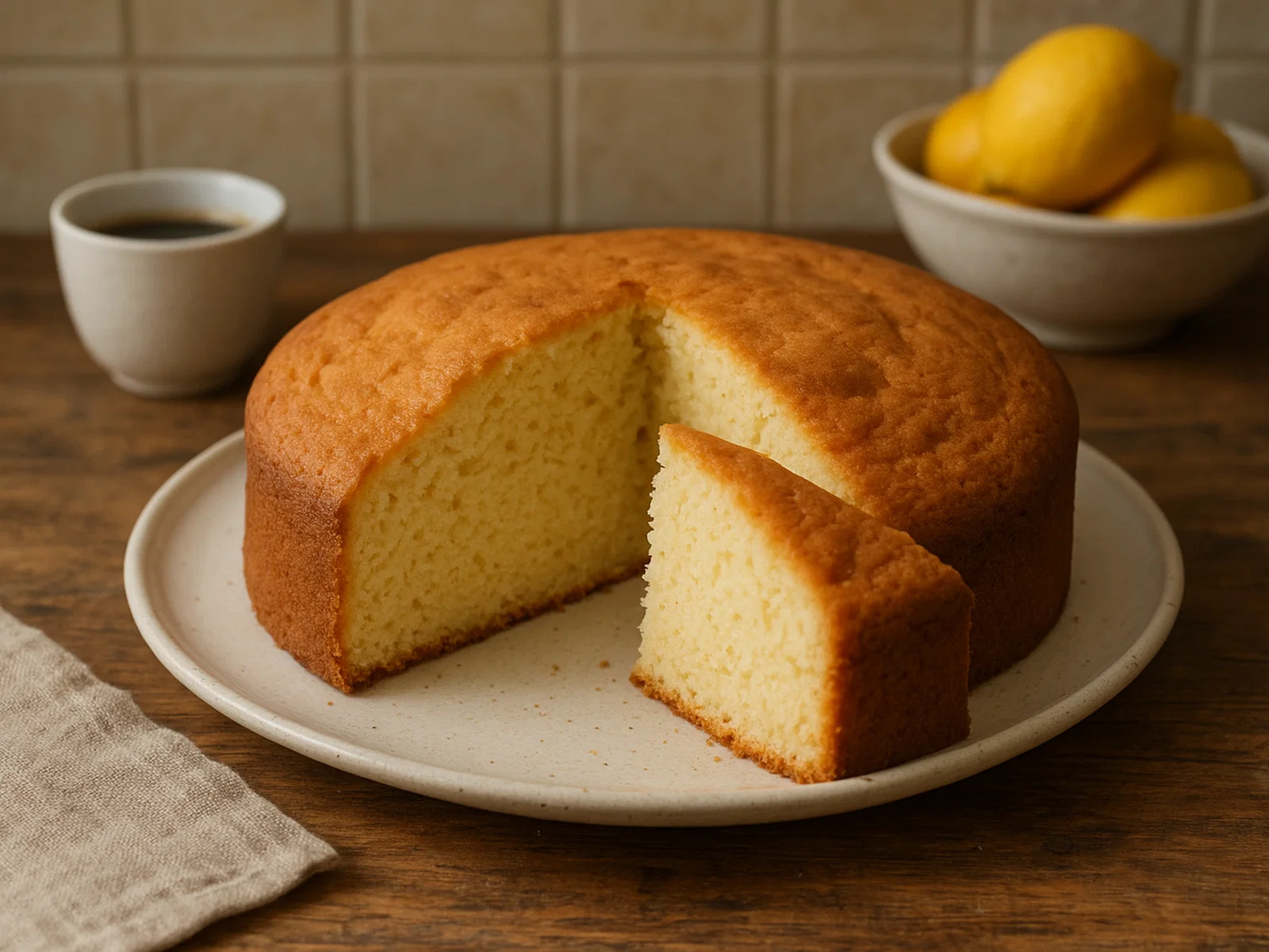Italienischer Torta allo Yogurt (Joghurtkuchen)
