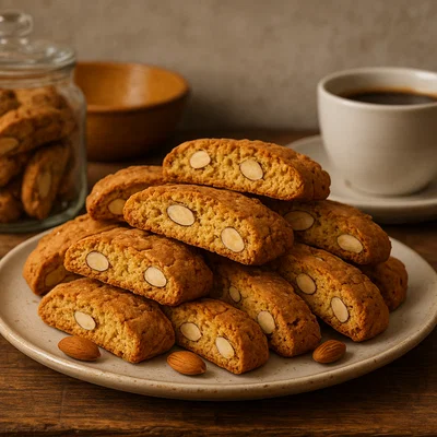 Biscotti di mandorle – knusprige italienische Mandelkekse