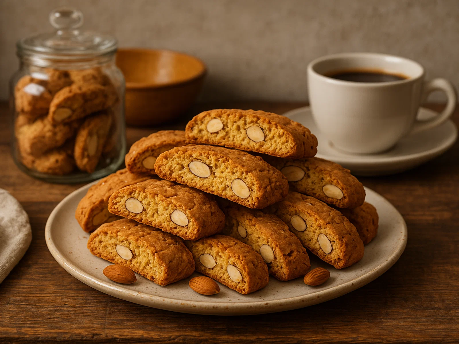 Biscotti di mandorle – knusprige italienische Mandelkekse