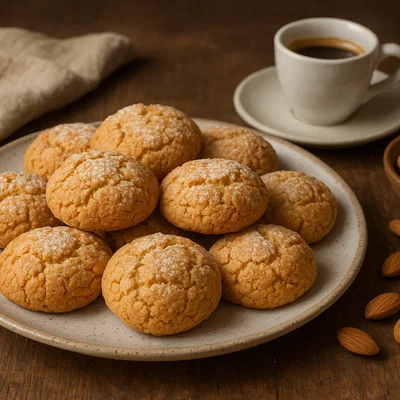 Amaretti morbidi – weiche italienische Mandelmakronen