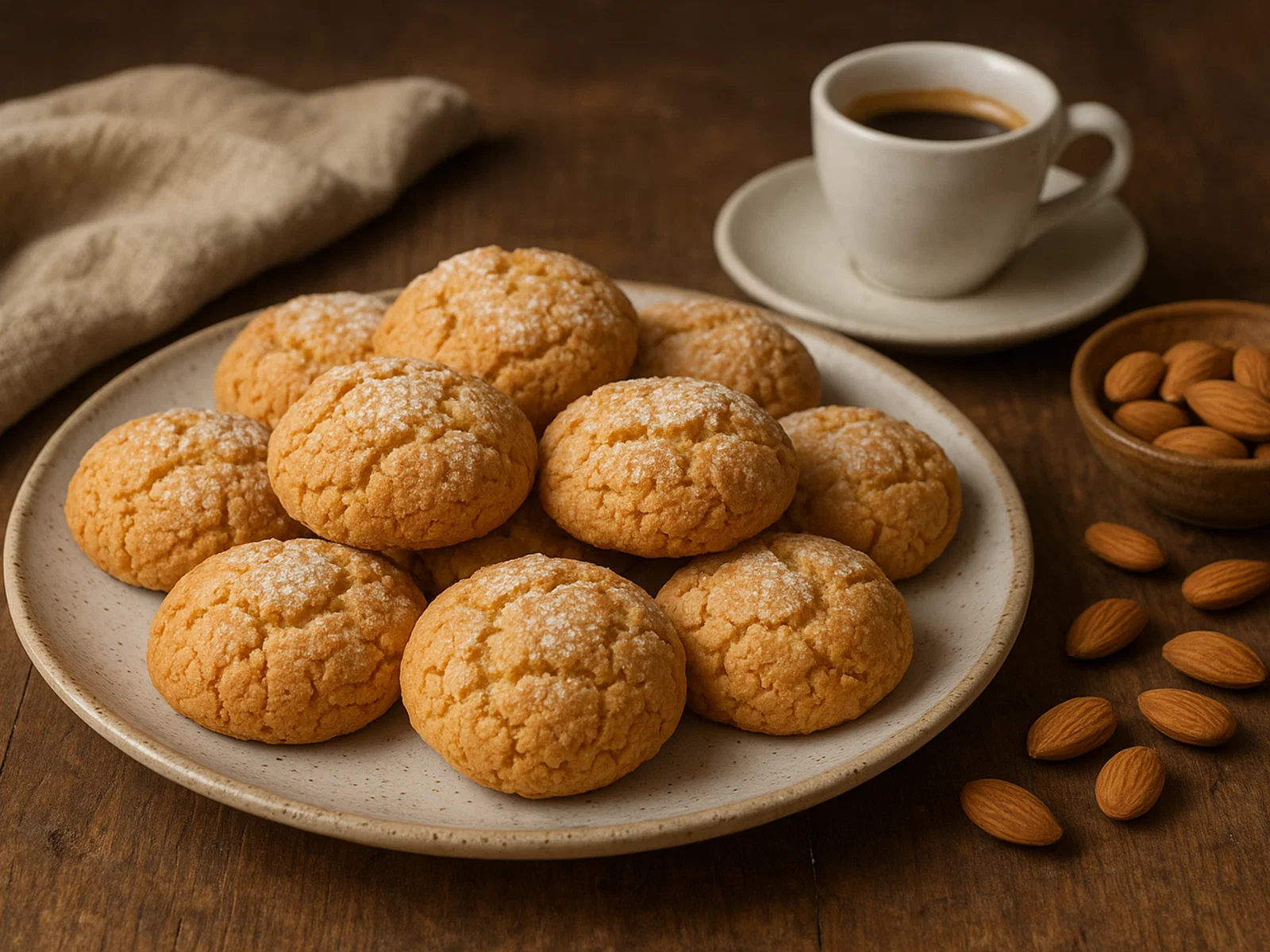Amaretti morbidi – weiche italienische Mandelmakronen