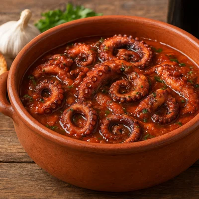 Polpo alla Pignata – geschmorter Oktopus im Tontopf