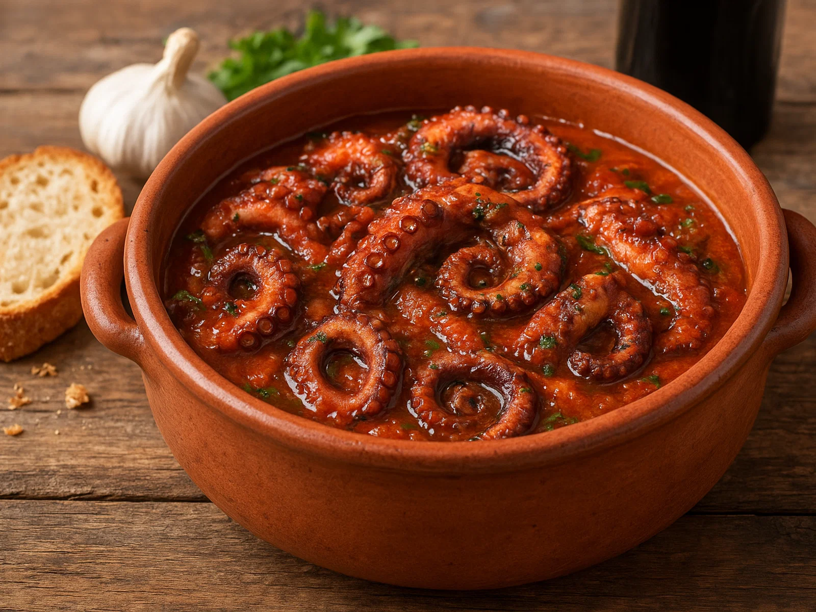 Polpo alla Pignata – geschmorter Oktopus im Tontopf